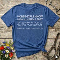 Horse Girls Know T Shirt Gift For Horse Lover