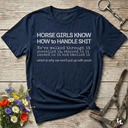 Horse Girls Know T Shirt Gift For Horse Lover