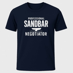 Sandbar Negotiator T Shirt Gift For Boat Owner