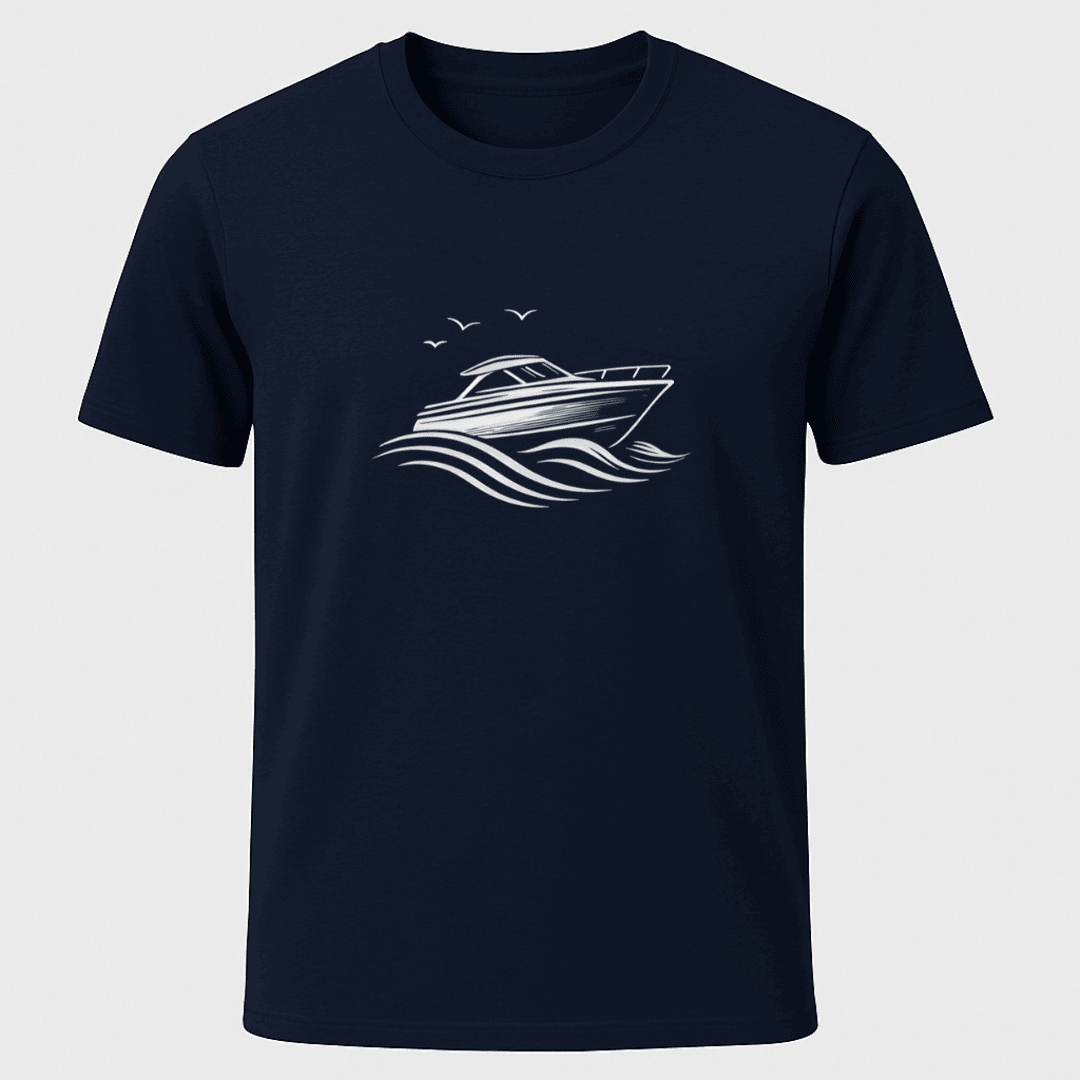 Motorboat Graphic T Shirt Gift For Boat Owner