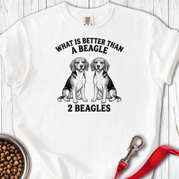 Beagle What Is Better Than One Premium Tee Gift For Dog Lover