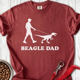 Beagle Dad Premium Tee Gift For Dad