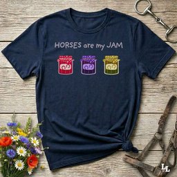 Horses Are My Jam T Shirt Gift For Horse Lover