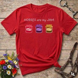 Horses Are My Jam T Shirt Gift For Horse Lover