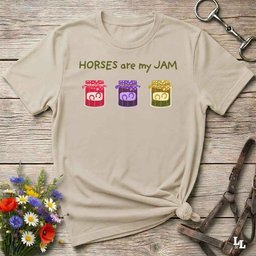 Horses Are My Jam T Shirt Gift For Horse Lover