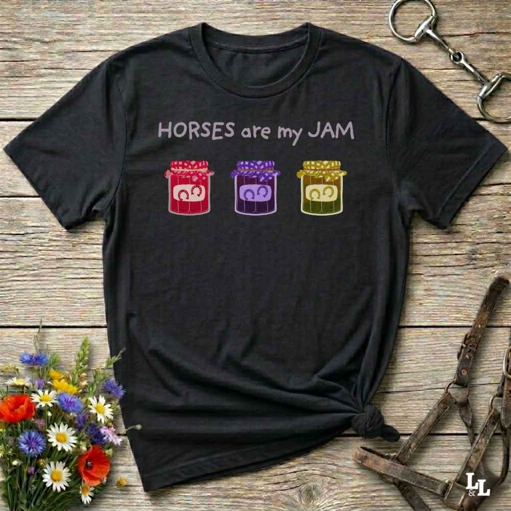 Horses Are My Jam T Shirt Gift For Horse Lover