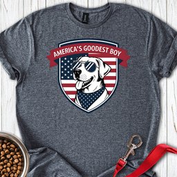 Americas Goodest Boy Labrador T Shirt Gift For Dog Lover