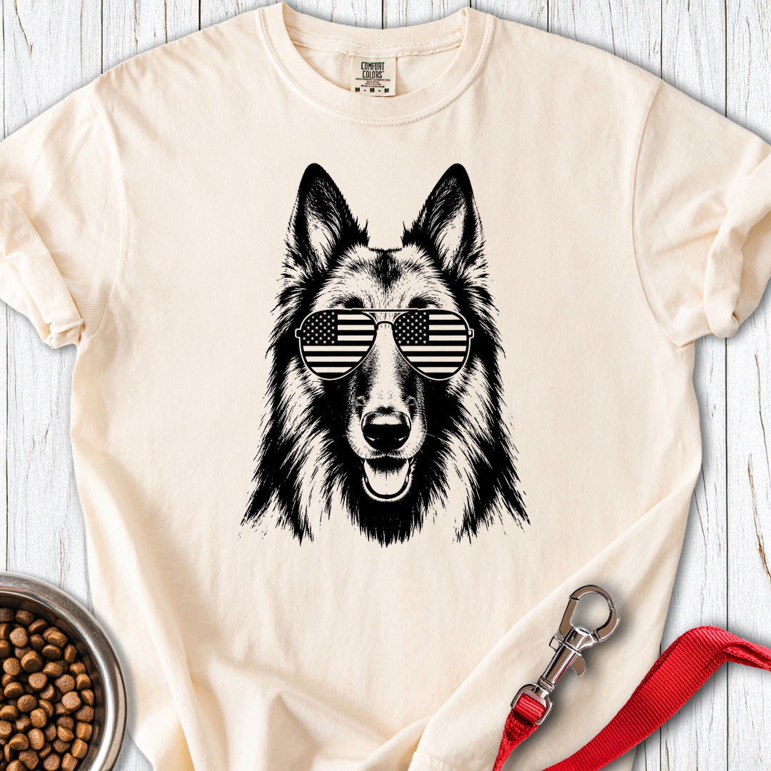 Belgian Tervuren USA Premium Tee Gift For Dog Lover