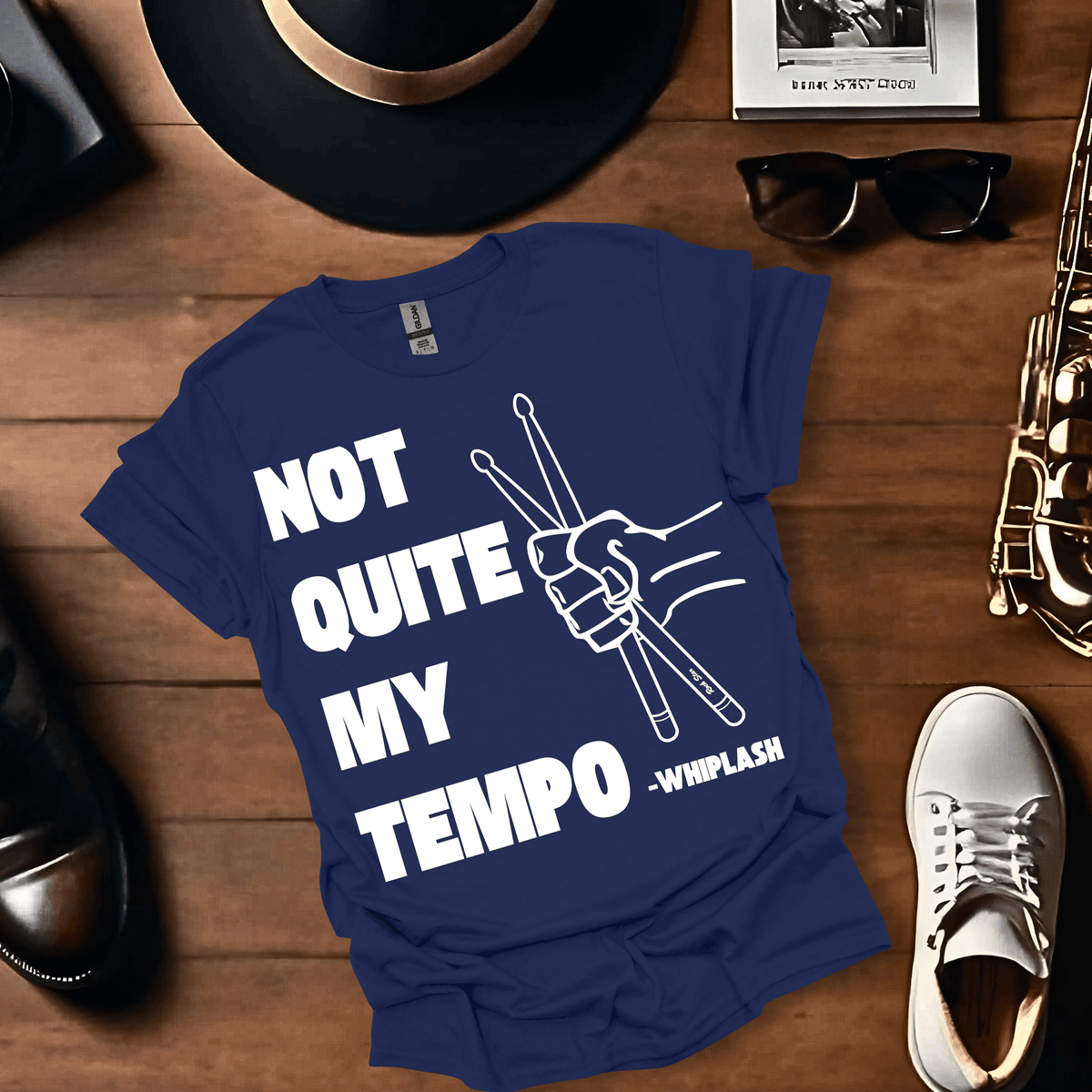 Not Quite My Tempo T Shirt Gift For Music Lover