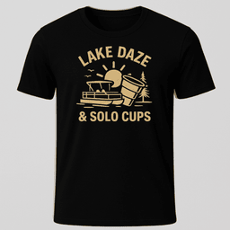 Lake Daze T Shirt Gift For Boat Owner