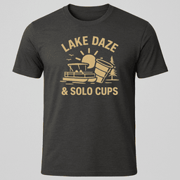 Lake Daze T Shirt Gift For Boat Owner