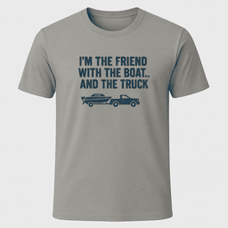 Friend W Boat T Shirt Gift For Boat Owner