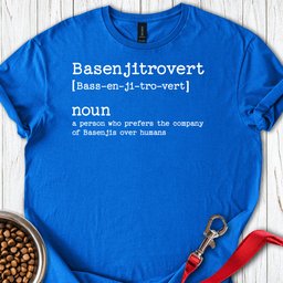 Basenji Basenjitrovert T Shirt Gift For Dog Lover