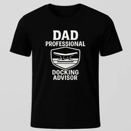Dad Docking Advisor T Shirt Gift For Dad