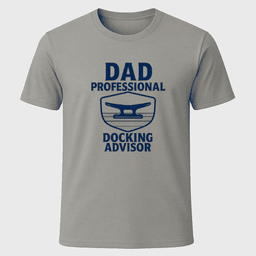 Dad Docking Advisor T Shirt Gift For Dad