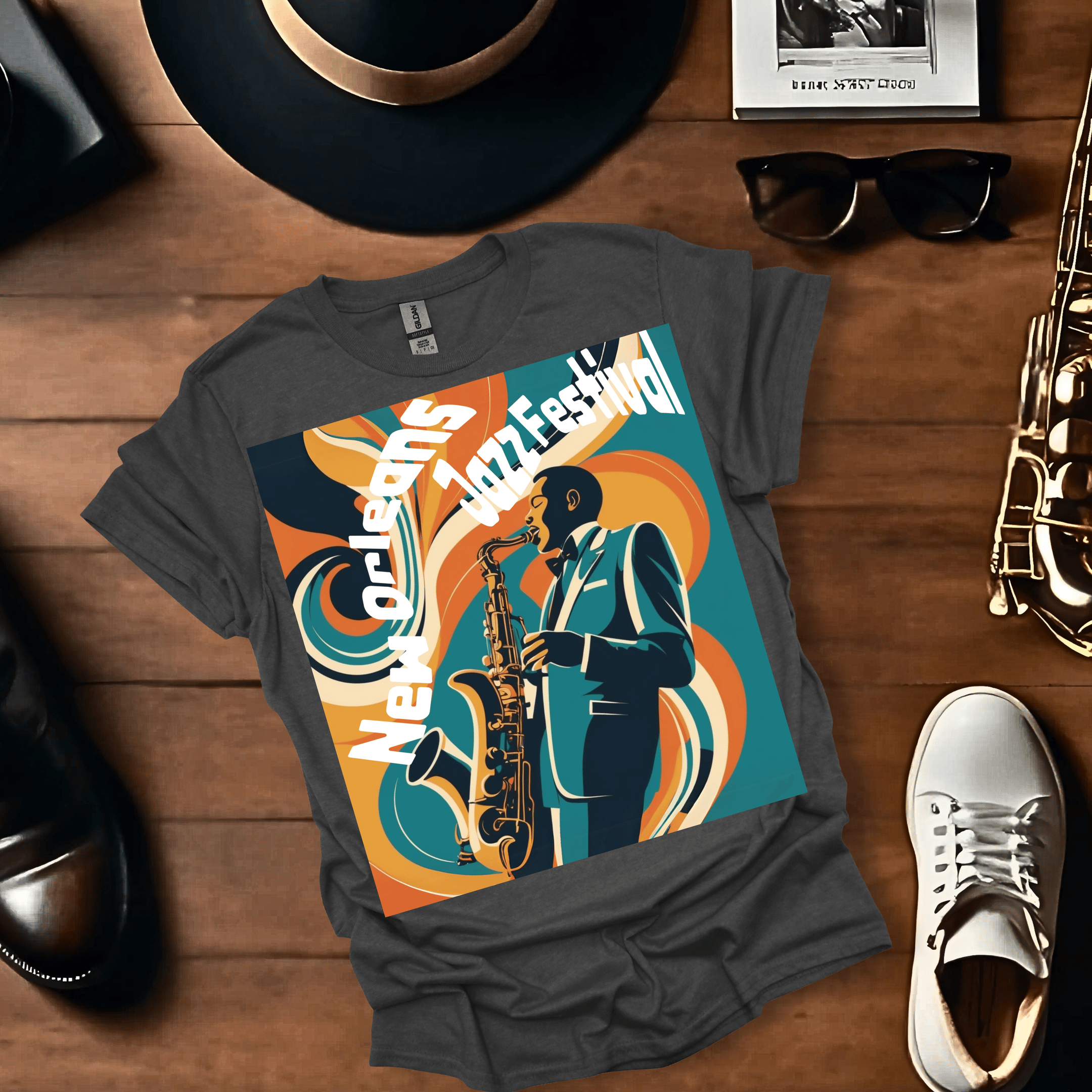 New Orleans Jazz T Shirt Gift For Music Lover