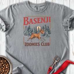 Basenji Zoomies Club Premium Tee Gift For Dog Lover