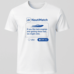 Dating App T Shirt Gift For Boat Owner