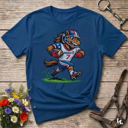 American Football T Shirt Gift For Horse Lover