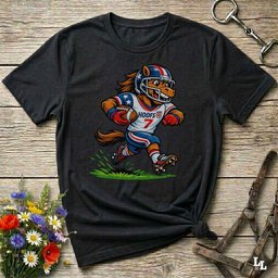 American Football T Shirt Gift For Horse Lover