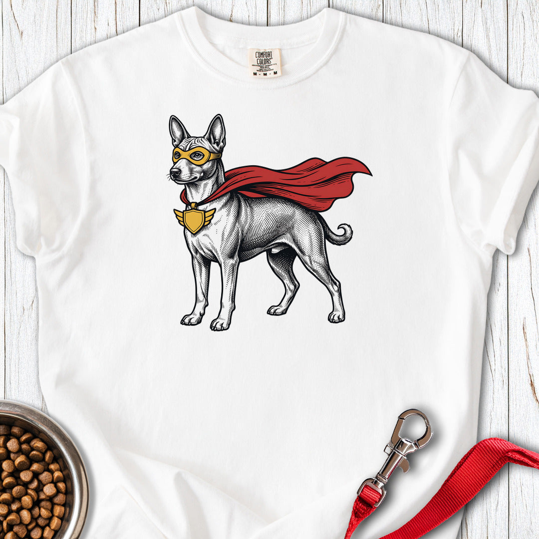 Basenji Superhero Premium Tee Gift For Dog Lover