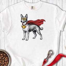 Basenji Superhero Premium Tee Gift For Dog Lover