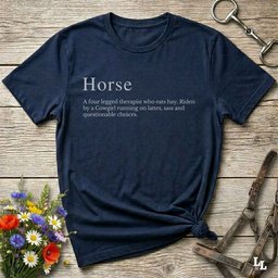 Definition Of A Horse T Shirt Gift For Horse Lover