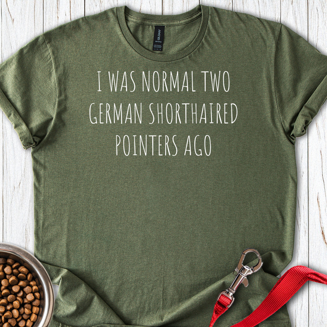 2 German Shorthaired Pointers T Shirt Gift For Dog Lover