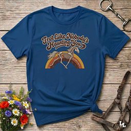 Trot Like Nobodys Haunting You T Shirt Gift For Horse Lover