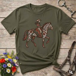 Wild And Free T Shirt Gift For Horse Lover