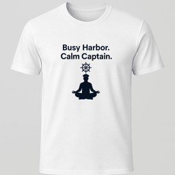 Zen Captain T Shirt Gift For Boat Owner