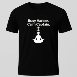 Zen Captain T Shirt Gift For Boat Owner