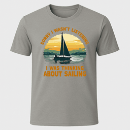 Wasnt Listening T Shirt Gift For Boat Owner