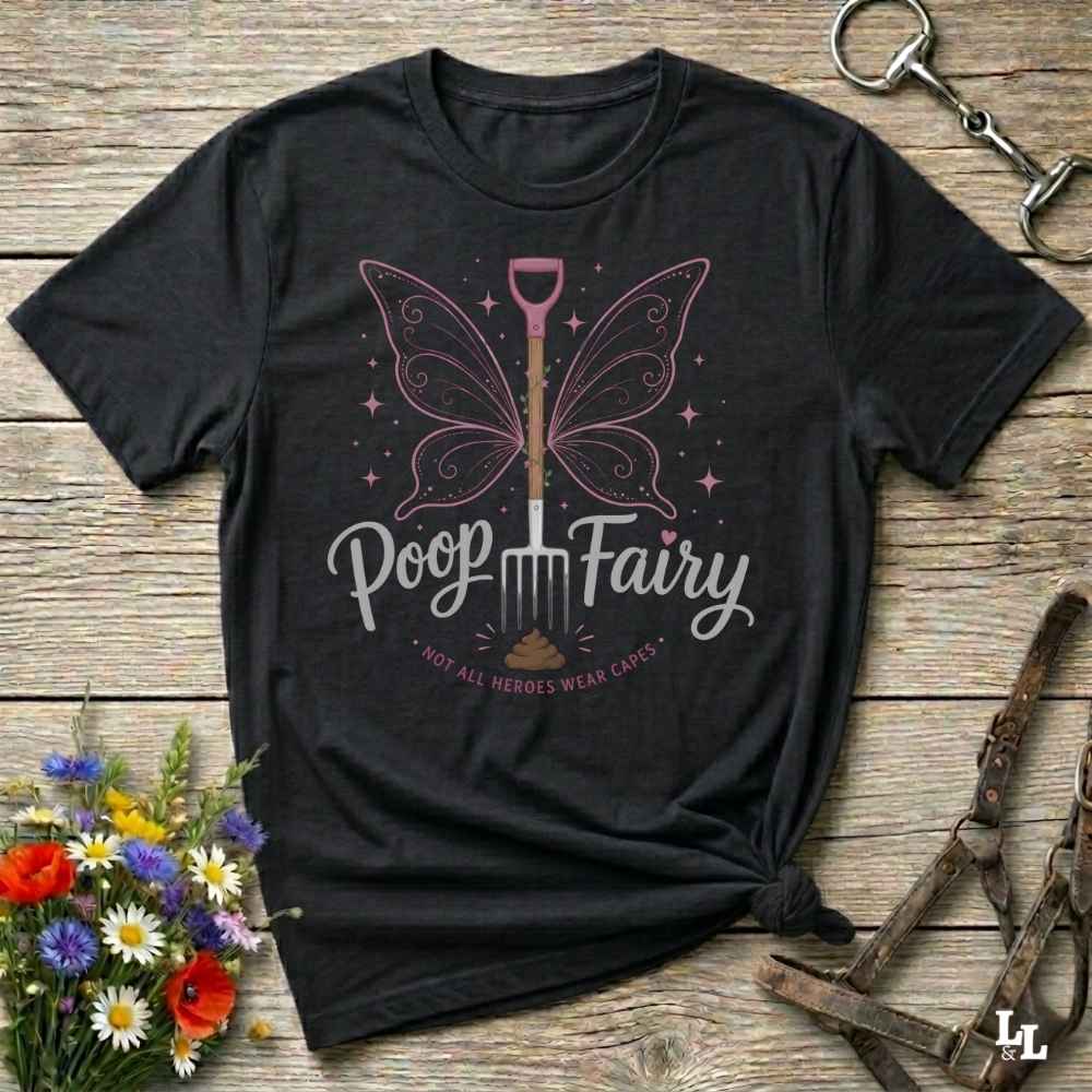 Poop Fairy T Shirt Gift For Horse Lover