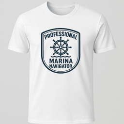 Pro Marina Navigator T Shirt Gift For Boat Owner
