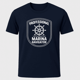 Pro Marina Navigator T Shirt Gift For Boat Owner