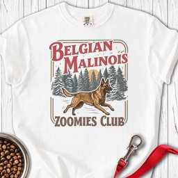Belgian Malinois Zoomies Club Premium Tee Gift For Dog Lover