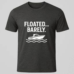 Floated Barely T Shirt Gift For Boat Owner