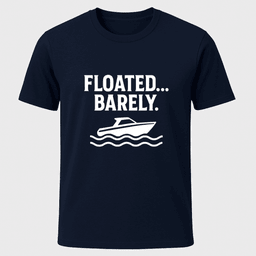 Floated Barely T Shirt Gift For Boat Owner