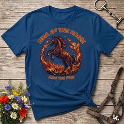 Ride The Fire T Shirt Gift For Horse Lover