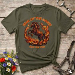 Ride The Fire T Shirt Gift For Horse Lover