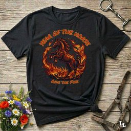 Ride The Fire T Shirt Gift For Horse Lover