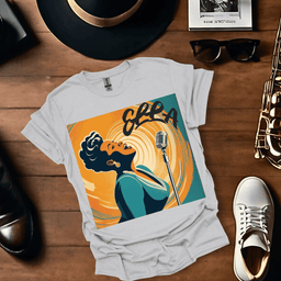 Ella Fitzgerald 50s T Shirt Gift For Music Lover