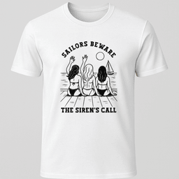 Sunset Sirens T Shirt Gift For Boat Owner