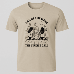 Sunset Sirens T Shirt Gift For Boat Owner
