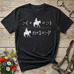 Advanced Maths Cowboy T Shirt Gift For Horse Lover