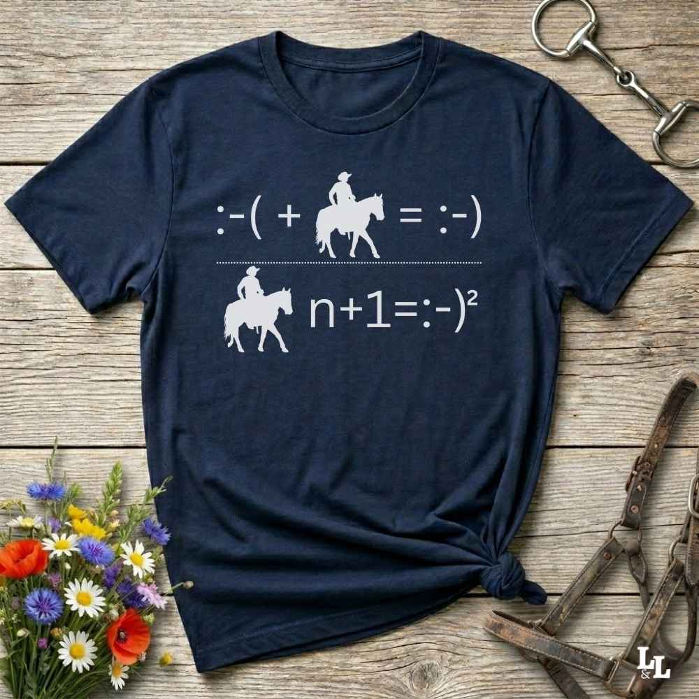 Advanced Maths Cowboy T Shirt Gift For Horse Lover