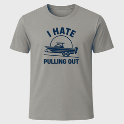 Pulling Out Mb T Shirt Gift For Boat Owner