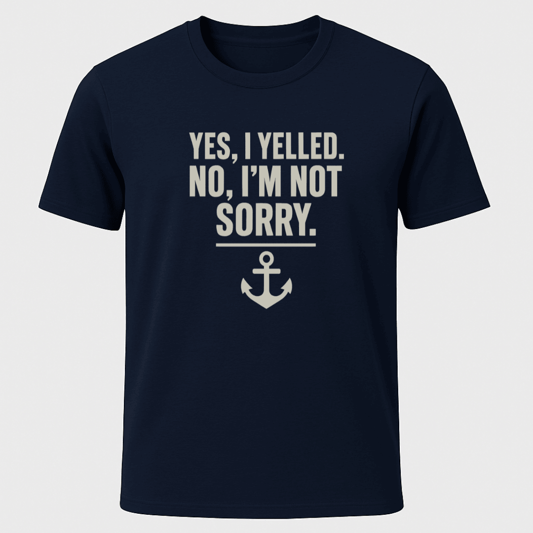 No Regrets T Shirt Gift For Boat Owner