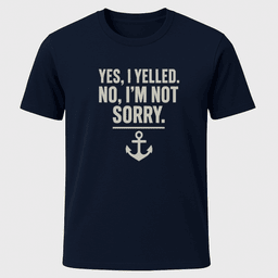 No Regrets T Shirt Gift For Boat Owner